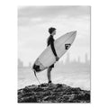 Nordic Modern Black And White Seaside Landscape